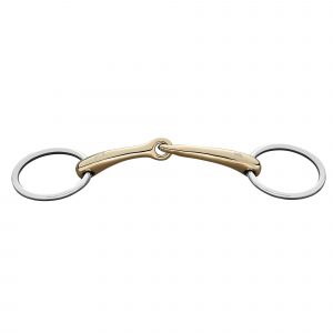 Dynamic RS bradoon 14 mm single jointed - Sensogan, size 130 mm (5 1/8")