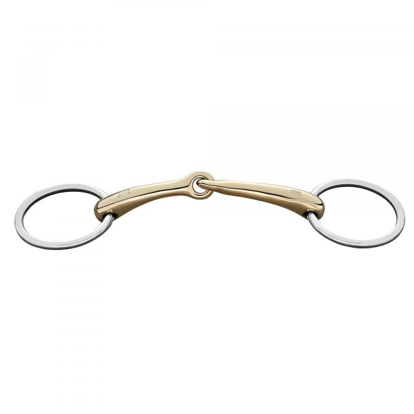 Dynamic RS bradoon 14 mm single jointed - Sensogan, size 120 mm (4 3/4")