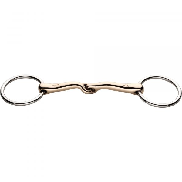 KK bradoon 14 mm single jointed - Aurigan, size 120 mm