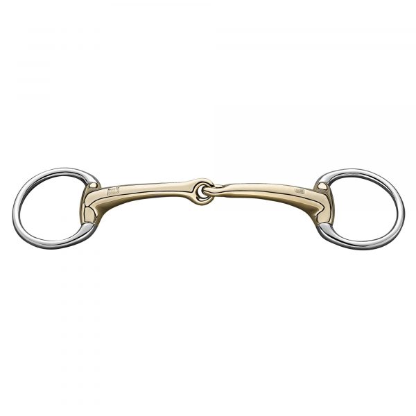 Dynamic RS Eggbutt bradoon 14 mm single jointed - Sensogan, size 105 mm (4 1/8")