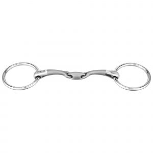 SATINOX bradoon 12 mm double jointed - Stainless steel, size 145 mm (5 3/4")