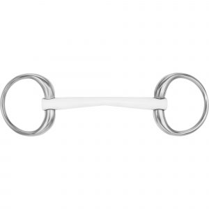 Duo Eggbutt 16 mm - Plastic white, size 130 mm (5 1/8")