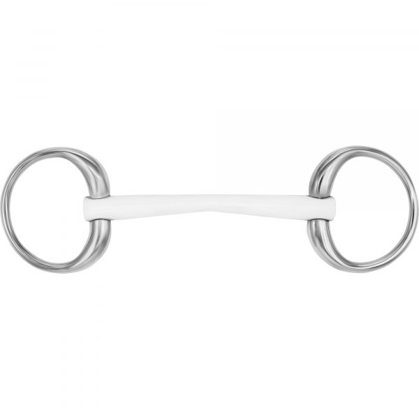 Duo Eggbutt 16 mm - Plastic white, size 130 mm (5 1/8")