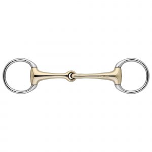Eggbutt bradoon 16 mm single jointed - Sensogan, size 130 mm (5 1/8")