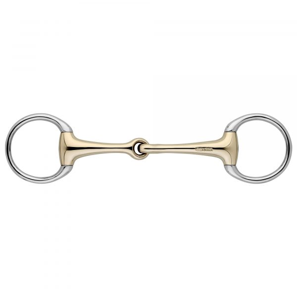 Eggbutt bradoon 16 mm single jointed - Sensogan, size 120 mm (4 3/4")