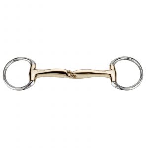novocontact bradoon with small D-shaped rings 14 mm single jointed - Sensogan, size 125 mm