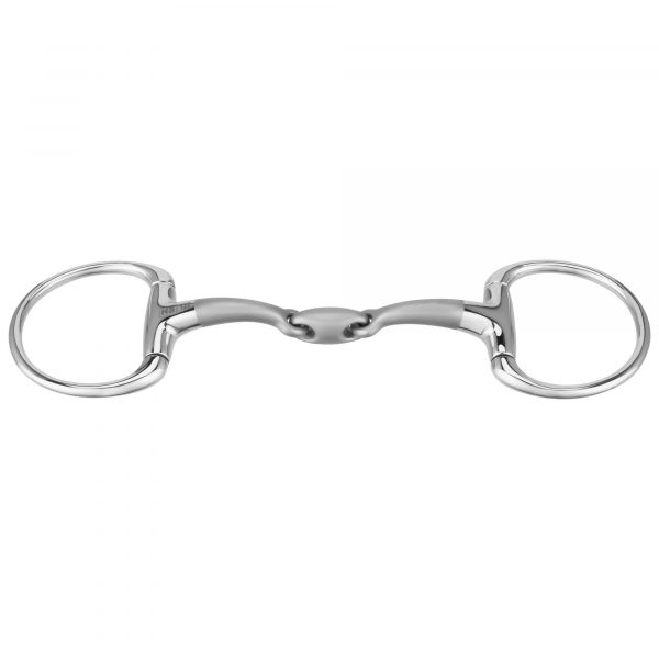 SATINOX Eggbutt bit 14 mm double jointed - Stainless steel, size 145 mm (5 3/4")