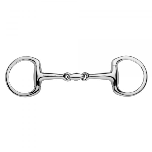 Eggbutt bit 16 mm - Stainless steel, size 125 mm (5")