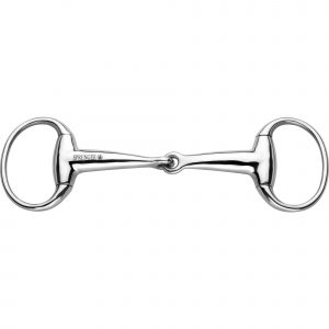 Eggbutt bit 18 mm hollow mouthpiece - Stainless steel, size 145 mm (5 3/4")