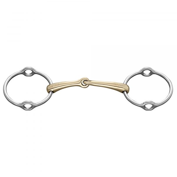 Dynamic RS Gag bit 16 mm single jointed - Sensogan, size 135 mm (5 1/4")