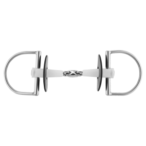 Nathe D-Ring snaffle 18 mm double jointed - 135 mm width