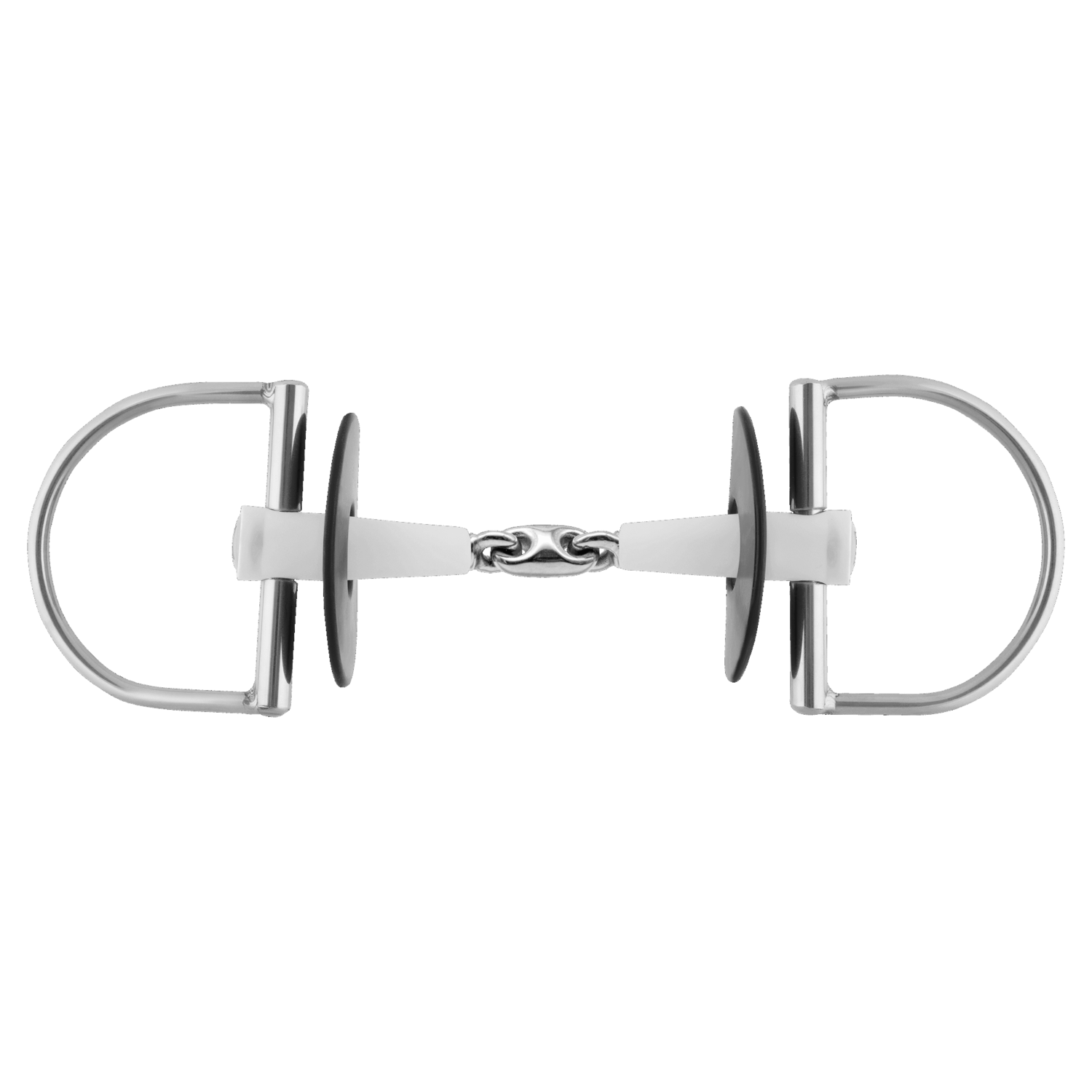 Nathe D-Ring snaffle 18 mm double jointed - 135 mm width