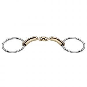 Novocontact Loose Ring snaffle 16 mm double jointed - Sensogan, size 145 mm (5 3/4")