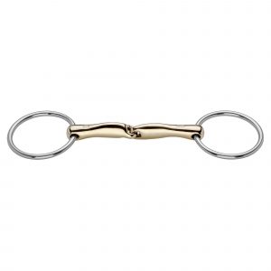 novocontact Loose Ring snaffle 16 mm single jointed - Sensogan, size 135 mm (5 1/4")