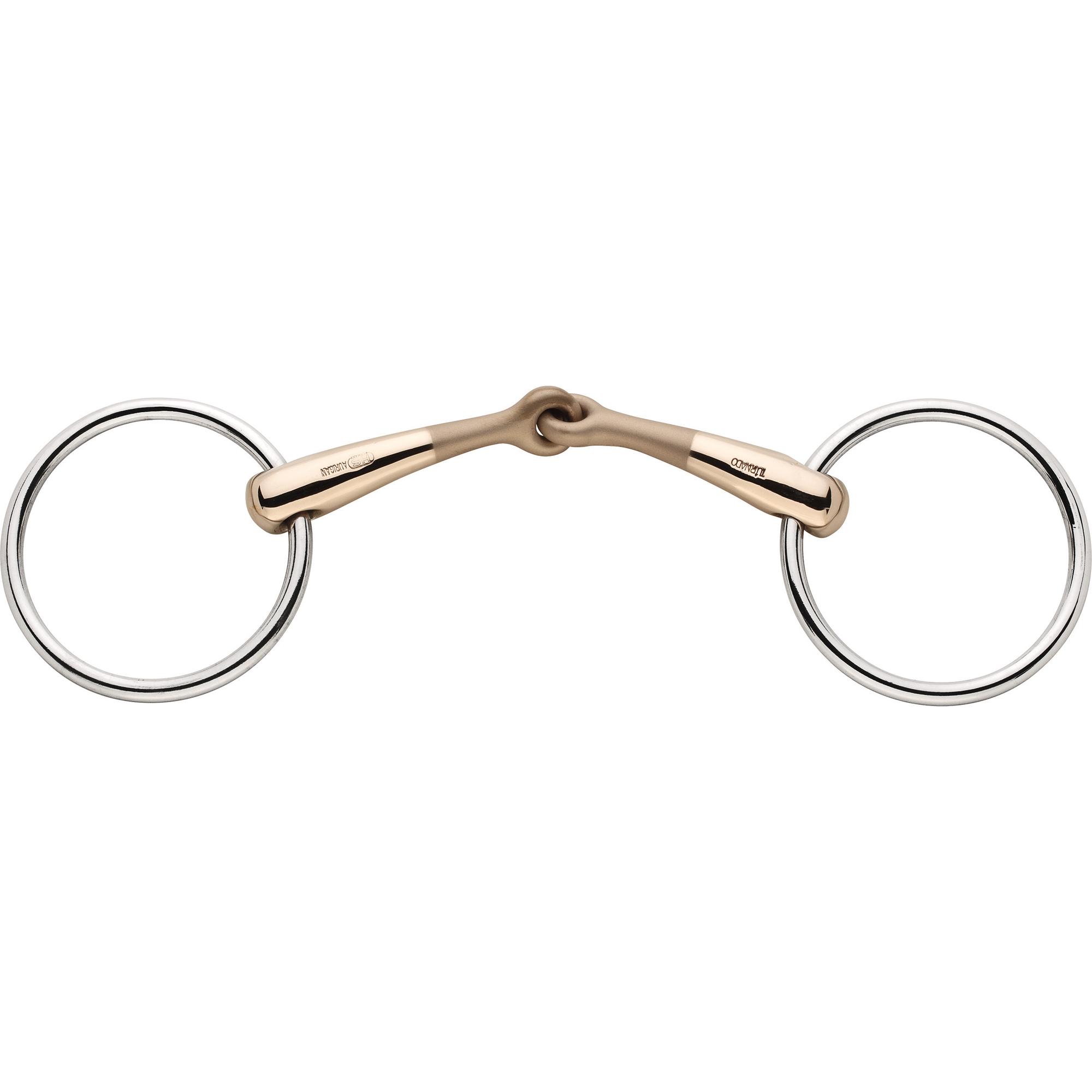 TURNADO Loose Ring snaffle 18 mm - Aurigan, size 125 mm