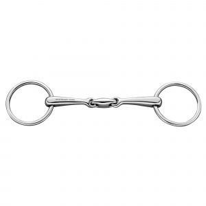 MAX-Control bradoon 12 mm with locking mechanism - Stainless steel, size 135 mm (5 1/4")