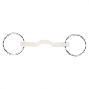 Nathe Mullen Mouth bit 15 mm SOFT, with port - 135 mm (5 1/4")