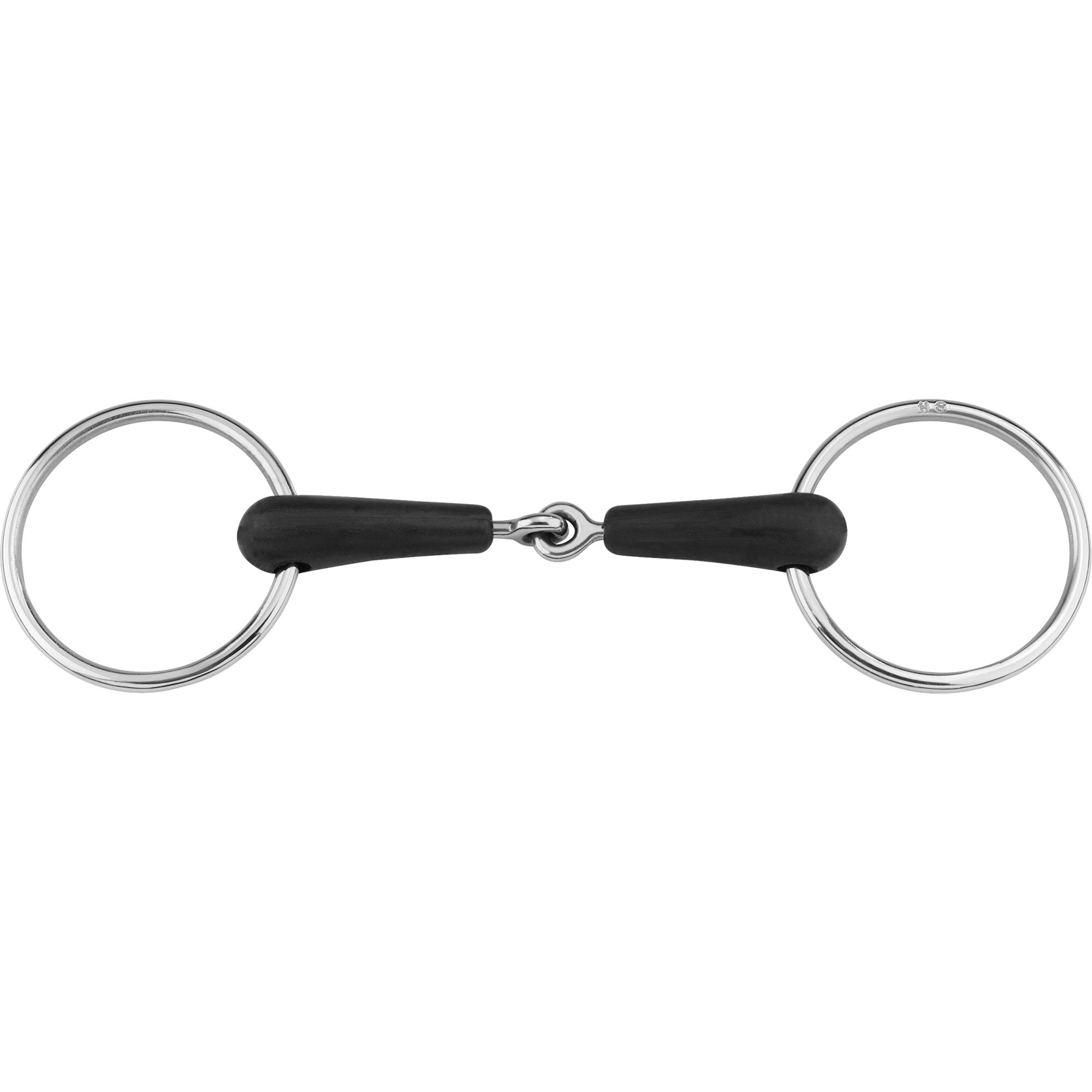 Rubber bit soft 18 mm single jointed, size 135 mm (5 1/4")