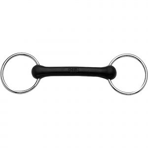 Rubber Mullen Mouth bit 20 mm straight and flexible mouthpiece, size 145 mm (5 3/4")