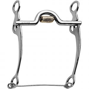Linda Tellington Jones bit 13 mm with copper roller - Stainless steel, size 145 mm (5 3/4")