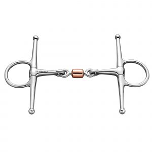 Full Cheek 14 mm with coated copper roll - Stainless steel, size 145 mm (5 3/4")