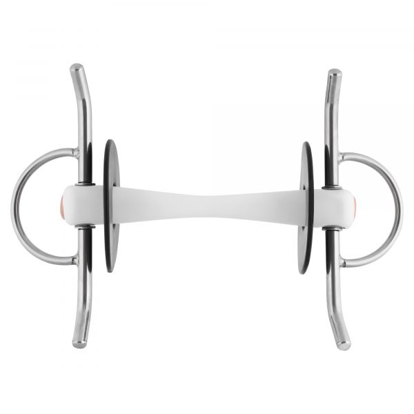 Nathe Full Cheek snaffle 20 mm with flexible Mullen Mouth - 120 mm ( 4 3/4")