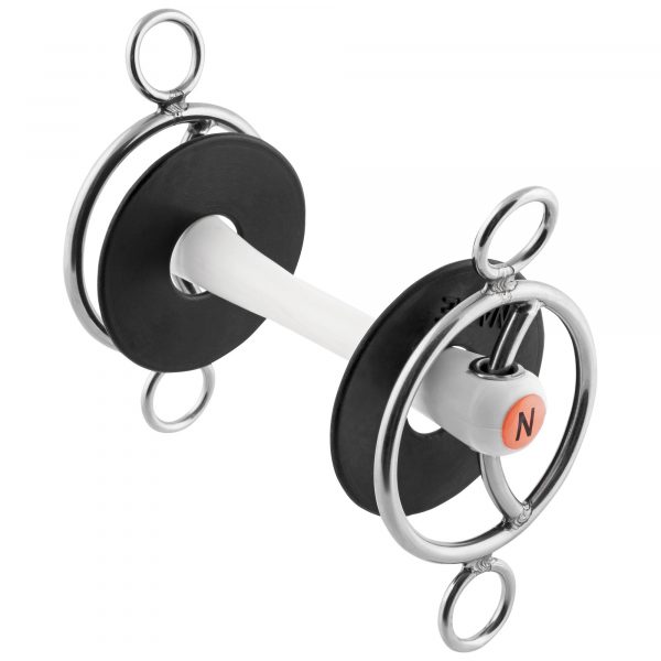 Nathe 3-Ring bit 20 mm with sliding cheek - 140 mm (5 1/2")