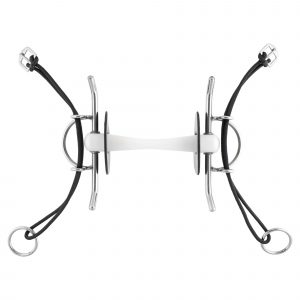 Nathe Full Cheek Gag bit 20 mm with flexible Mullen Mouth - 140 mm (5 1/2")
