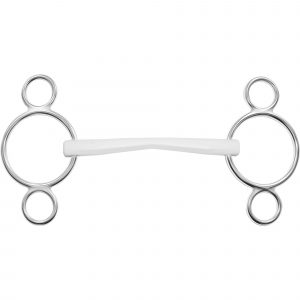 Duo 3-Ring "Vienna" 16 mm - Plastic white, size 125 mm (5")