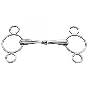 3-Ring bit "Vienna" 18 mm single jointed  - Stainless steel, size 145 mm (5 3/4")
