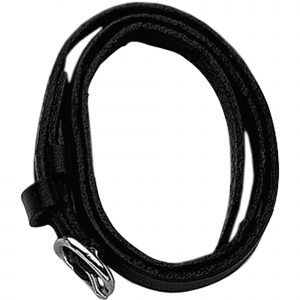 KK leather curb strap 59 cm black