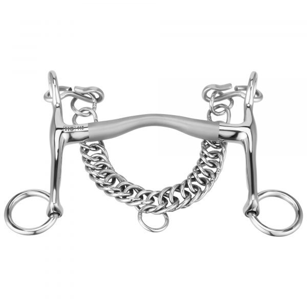 SATINOX Pony Weymouth 12mm - Stainless steel, size 115 mm (4 1/2")