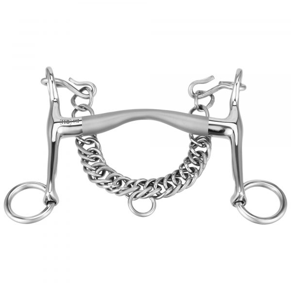 SATINOX Pony Weymouth 14 mm - Stainless steel, size 115 mm (4 1/2")