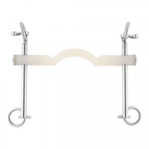 Nathe Weymouth 15 mm with port, long cheeks - 145 mm (5 3/4")