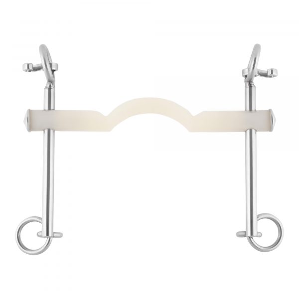 Nathe Weymouth 15 mm with port, long cheeks - 145 mm (5 3/4")