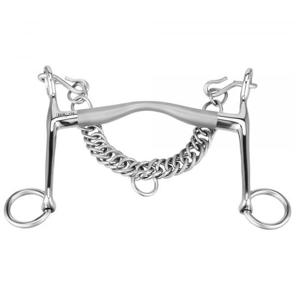 SATINOX Weymouth 14 mm - Stainless steel, size 125 mm (5")