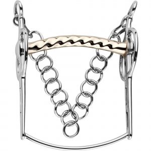 Liverpool Weymouth with curved mouthpiece 16 mm - German Silver, size 135 mm (5 1/4")