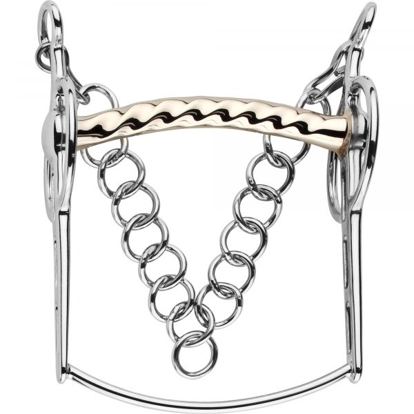 Liverpool Weymouth with curved mouthpiece 16 mm - German Silver, size 135 mm (5 1/4")