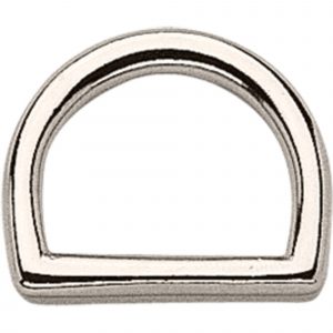 D-Ring, casted - German Silver, 32 mm clear width