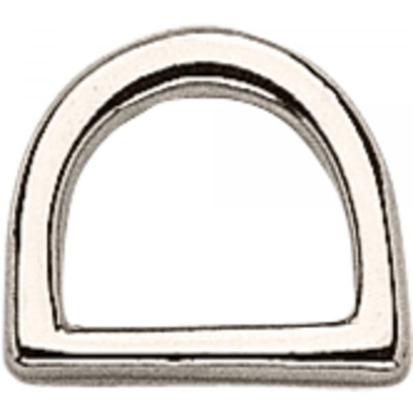 D-Ring, casted - German Silver, 23 mm clear width