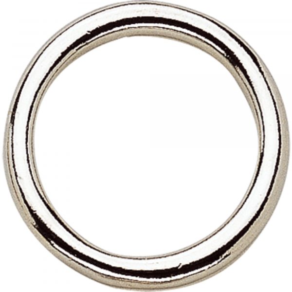 Martingale ring - brass polished, 40 mm clear width