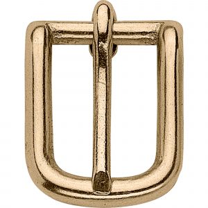 Buckle - brass polished, 32 mm clear width