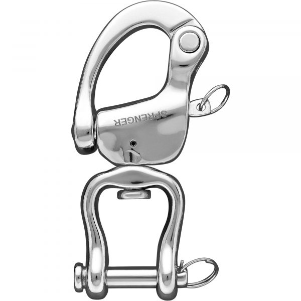 HS-Hook for Marathon (casted) - Stainless steel, 20 mm clear width,  length 130 mm