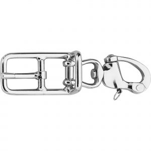 Buckle "van der Wiel" - Stainless steel, 36 mm clear width,  length 160 mm