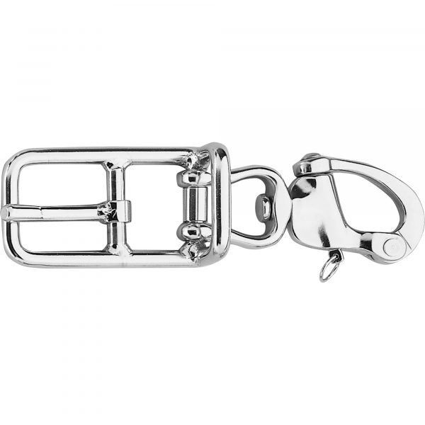 Buckle "van der Wiel" - Stainless steel, 36 mm clear width,  length 160 mm