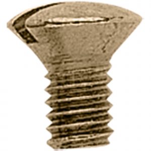 screw for toe weight - brass polished