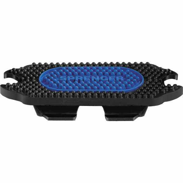 Stirrup pads for Bow Balance Stirrups - Rubber black / blue, size 120 mm (4 3/4")