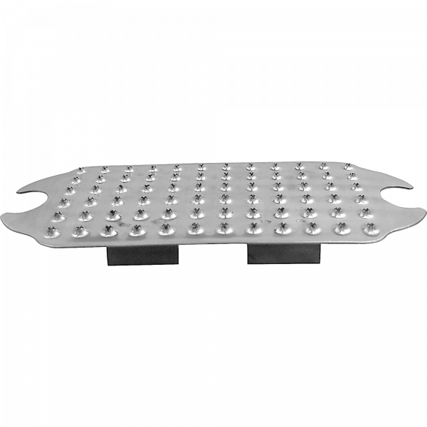 Stirrup pads for Bow Balance Stirrups - Stainless steel, size 120 mm (4 3/4")