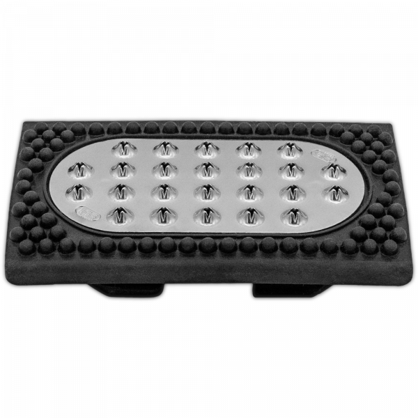 Stirrup pads for Flexcite Stirrups - Rubber with stainless steel grip inlay, size 120 mm