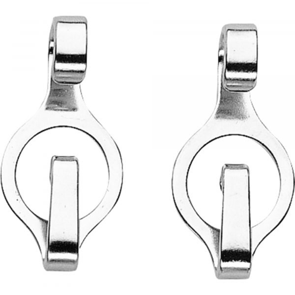 FLAT CURB CHAIN HOOKS STAINLESS STEEL